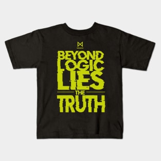 MONARCH: BEYOND LOGIC LIES THE TRUTH Kids T-Shirt